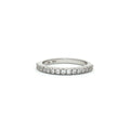 Brilliant Cut Half Eternity Band