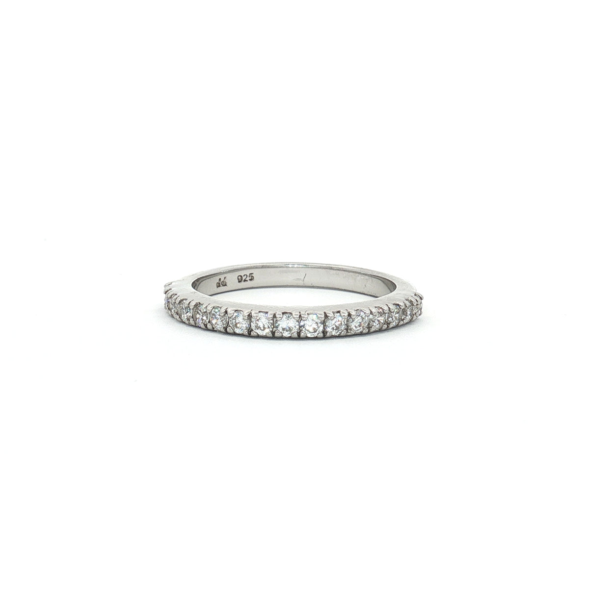 Brilliant Cut Half Eternity Band