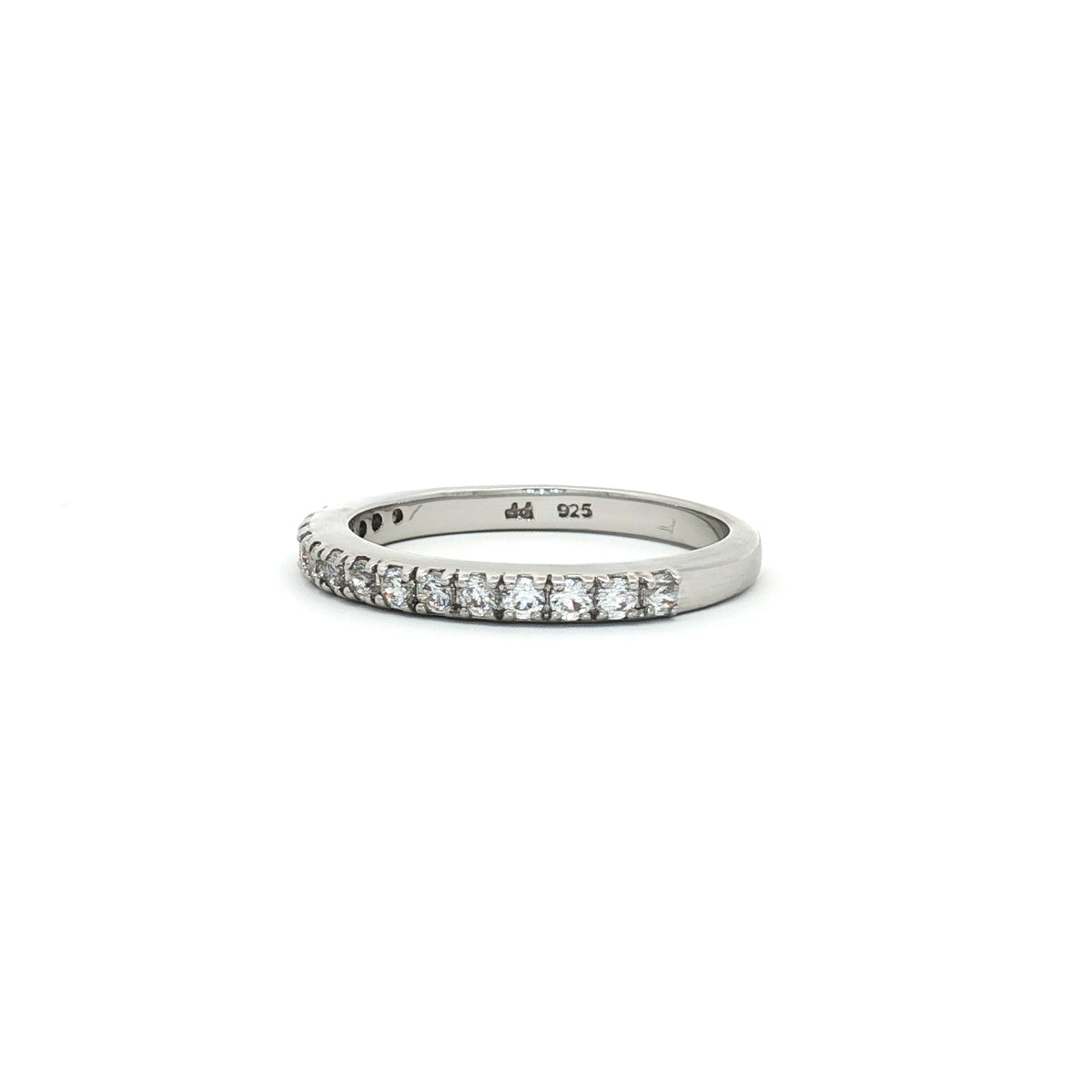 Brilliant Cut Half Eternity Band