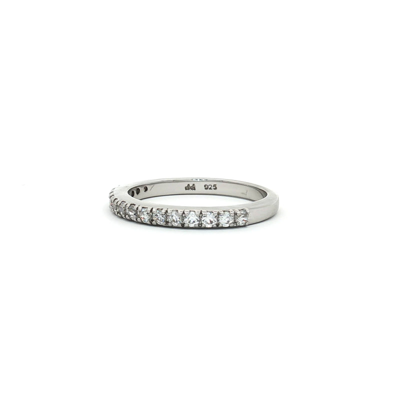 Brilliant Cut Half Eternity Band