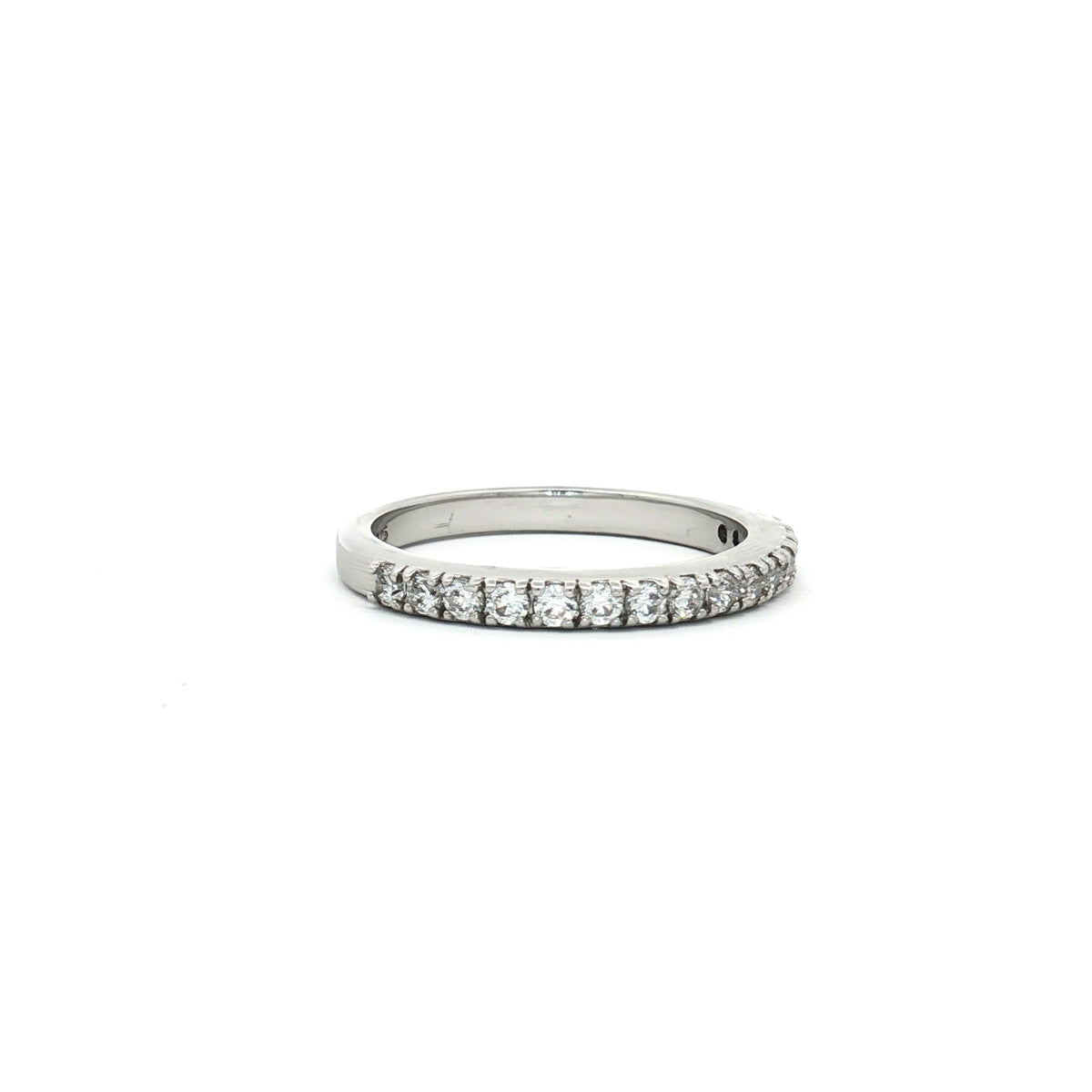 Brilliant Cut Half Eternity Band
