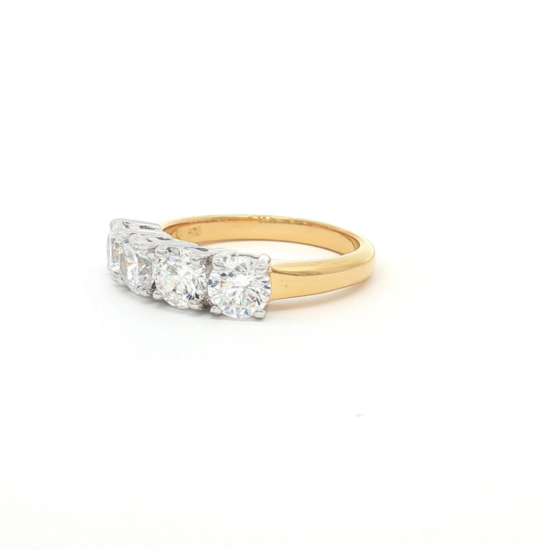 Traditional Four Stone Ring