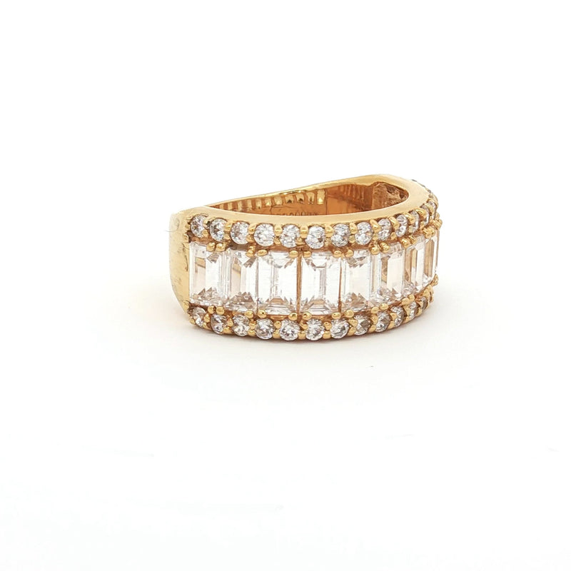 Baguette & Brilliant Cut Band