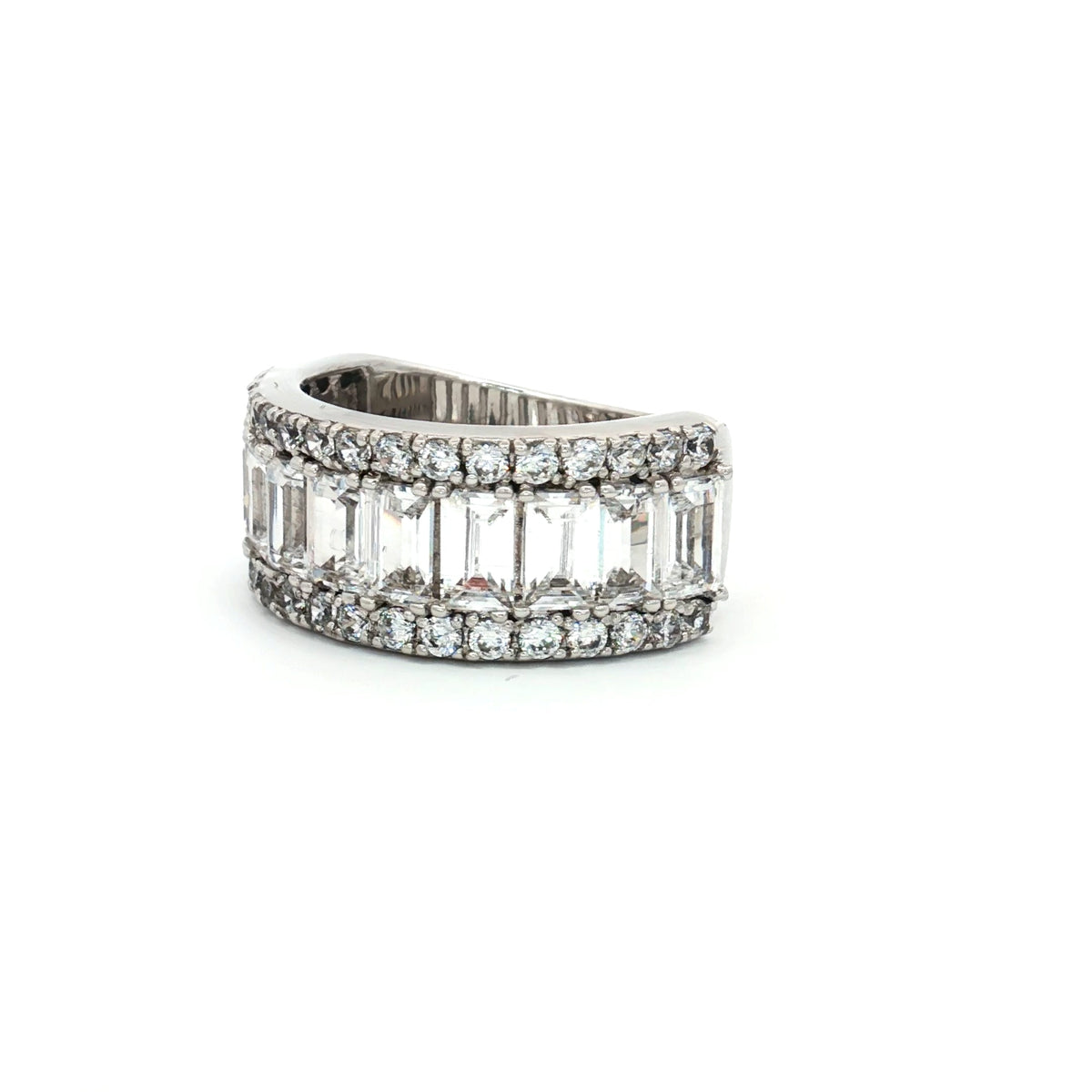 Baguette & Brilliant Cut Band