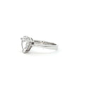 Petite Teardrop Cut Solitaire Ring