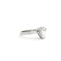 Petite Teardrop Cut Solitaire Ring