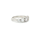 Modern Five Stone Brilliant Cut Ring