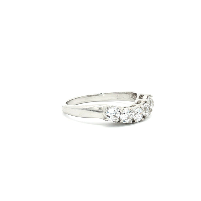 Five Stone Curved Band