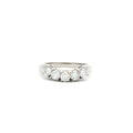 Five Stone Curved Band