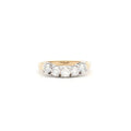 Five Stone Curved Band