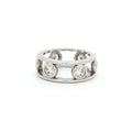 Bezel Set Open Frame Band