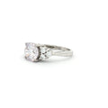 Brilliant Cut Ring with Small Brilliant Stones