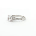 Brilliant Soliatire Ring with Milgrain Setting