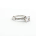 Brilliant Soliatire Ring with Milgrain Setting