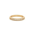 Milgrain Half Eternity Band