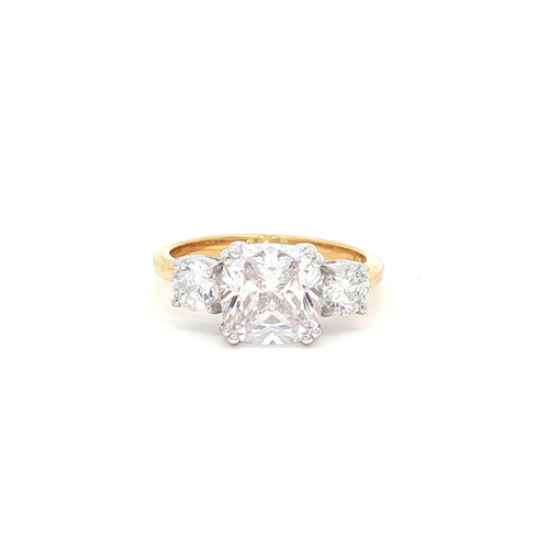 The Meghan Three Stone Ring