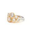 Eight Stone Bezel Bubble Ring
