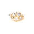 Eight Stone Bezel Bubble Ring