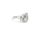 Eight Stone Bezel Bubble Ring