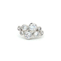 Eight Stone Bezel Bubble Ring