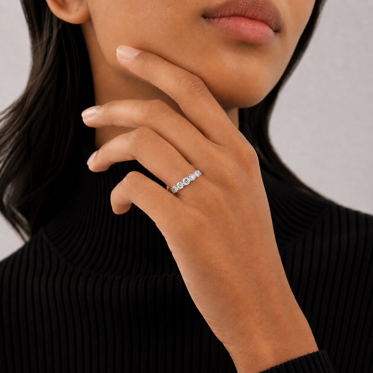 Traditional Five Stone Ring