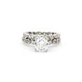 Brilliant Cut Solitaire Ring on Jazz Band and matching Jazz  Band