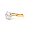 Large Classic Brilliant Cut Six Prong Solitaire Ring