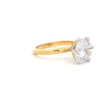 Large Classic Brilliant Cut Six Prong Solitaire Ring