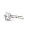 Large Classic Brilliant Cut Six Prong Solitaire Ring