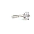 Large Classic Brilliant Cut Six Prong Solitaire Ring