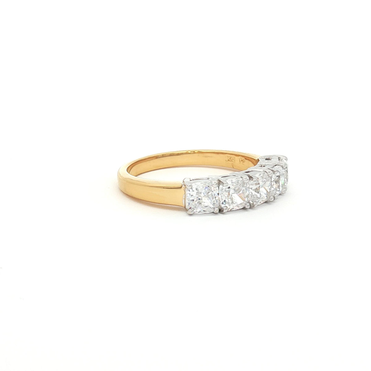 Cushion Cut Five Stone Ring