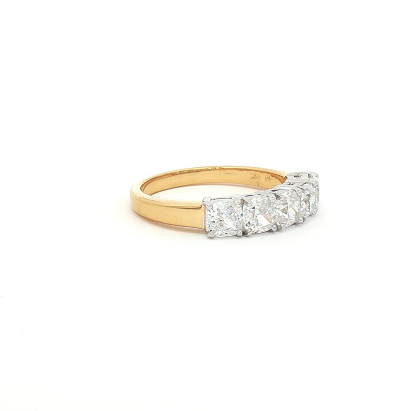 Cushion Cut Five Stone Ring