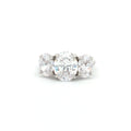 Large Three Stone Oval Ring