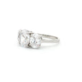 Large Three Stone Oval Ring