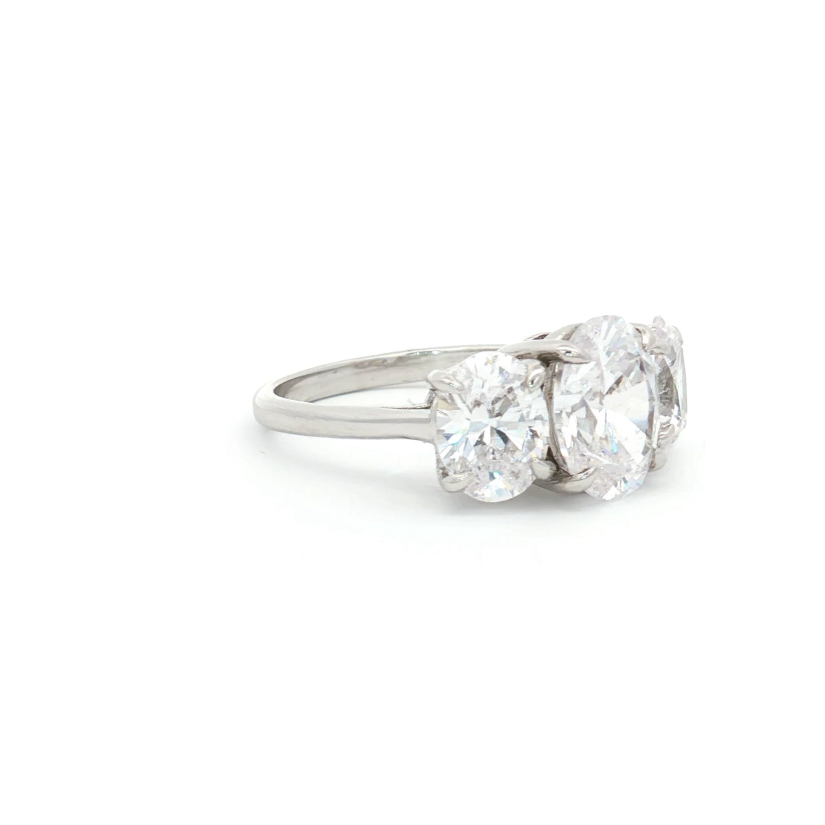 Large Three Stone Oval Ring