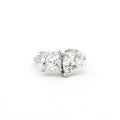 Toi Et Moi Teardrop and Princess Cut Ring