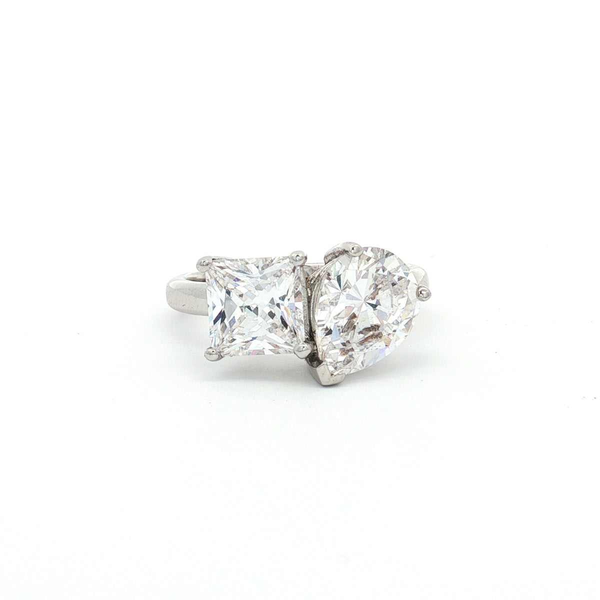 Toi Et Moi Teardrop and Princess Cut Ring