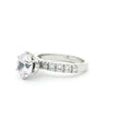 Brilliant Cut Solitaire with Brilliant Cut Side Stones Ring