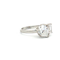 Toi Et Moi Teardrop and Emerald Cut  Ring