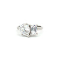 Toi Et Moi Teardrop and Emerald Cut  Ring