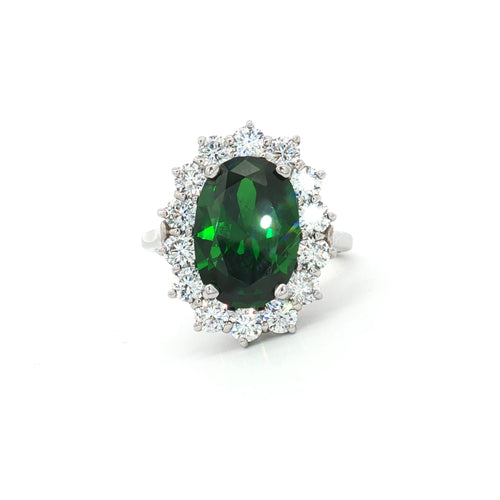 Large Duchess Emerald Oval Ring