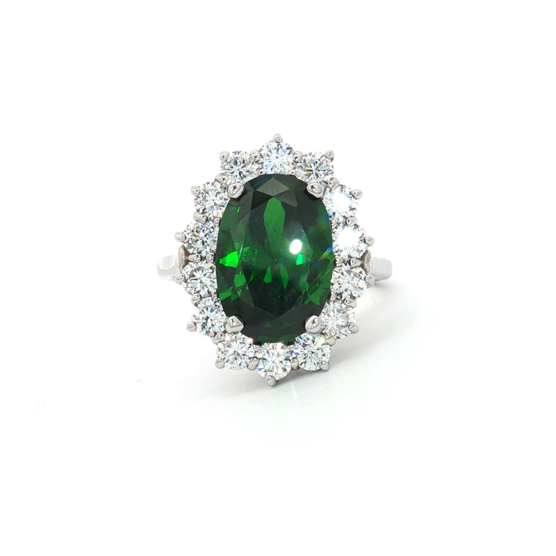 Large Duchess Emerald Oval Ring