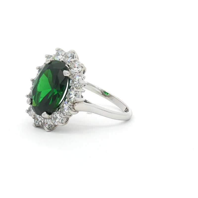 Large Duchess Emerald Oval Ring