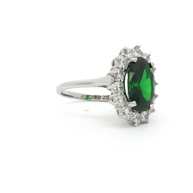 Large Duchess Emerald Oval Ring