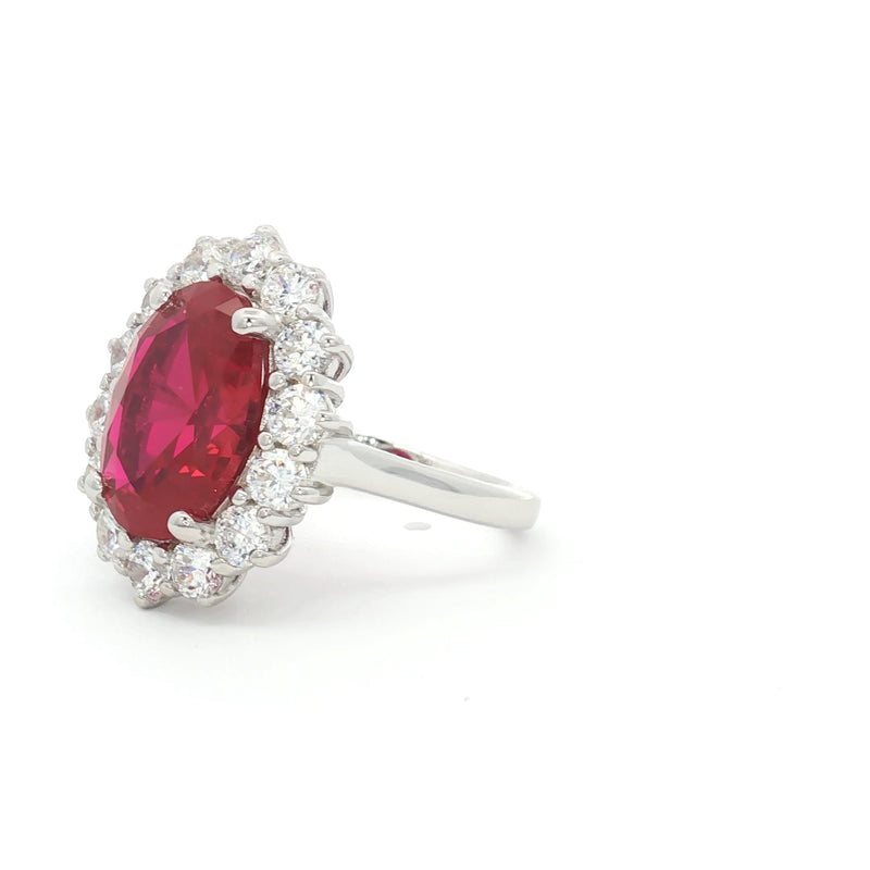 Large Duchess Ruby Oval Ring