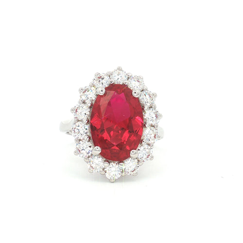 Large Duchess Ruby Oval Ring