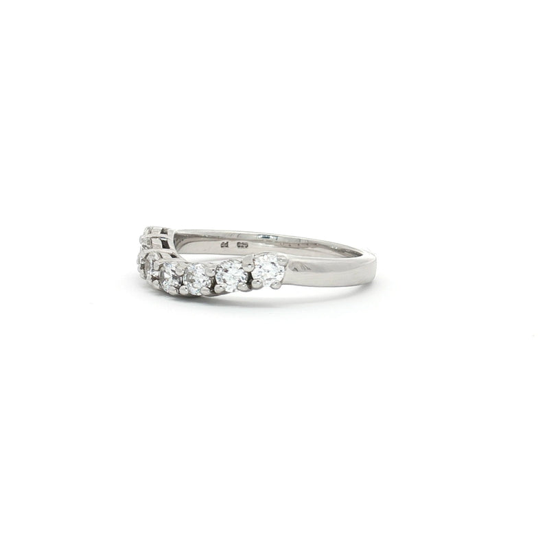 Seven Stone Curved Band