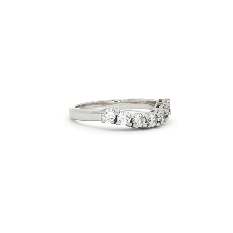 Seven Stone Curved Band
