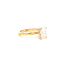 Elongated Cushion Cut Solitaire Ring