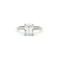 Elongated Cushion Cut Solitaire Ring